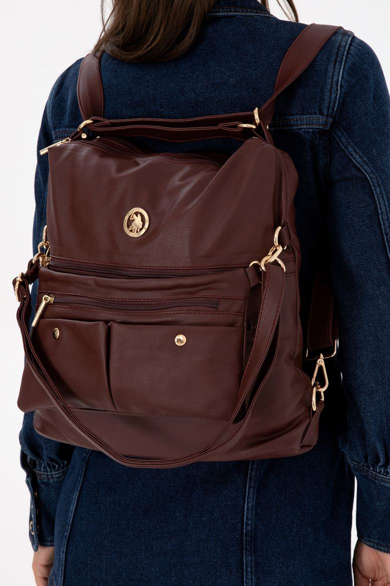 Kadın Bordo Yumuşak Sırt Ve Kol Çantası - 50317804002