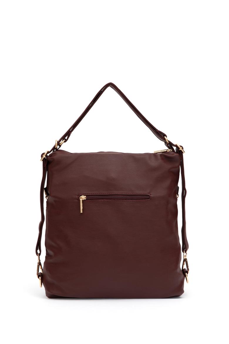 Kadın Bordo Yumuşak Sırt Ve Kol Çantası - 50317804002