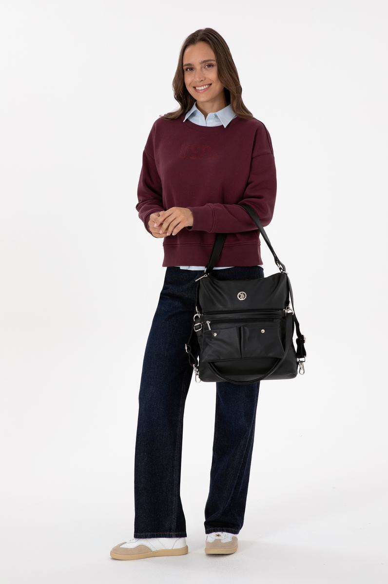 Kadın Siyah Yumuşak Sırt Ve Kol Çantası