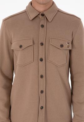 Erkek Camel Örme Gömlek - 50316673014