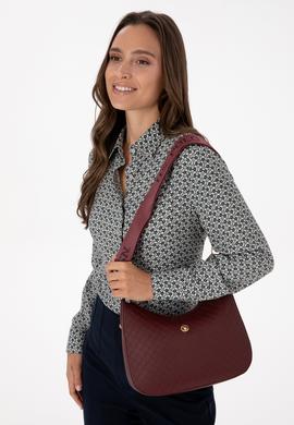 Kadın Bordo Omuz Çantası - 50317803002