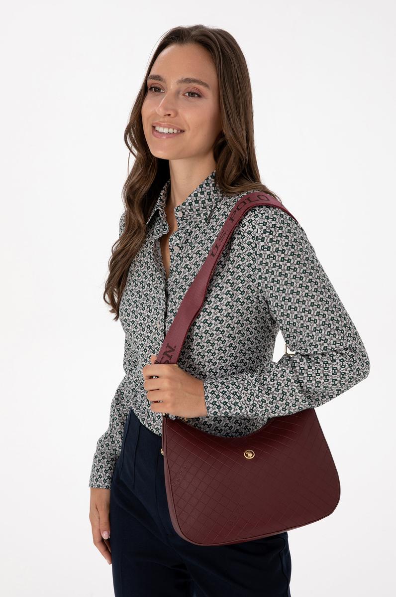 Kadın Bordo Omuz Çantası