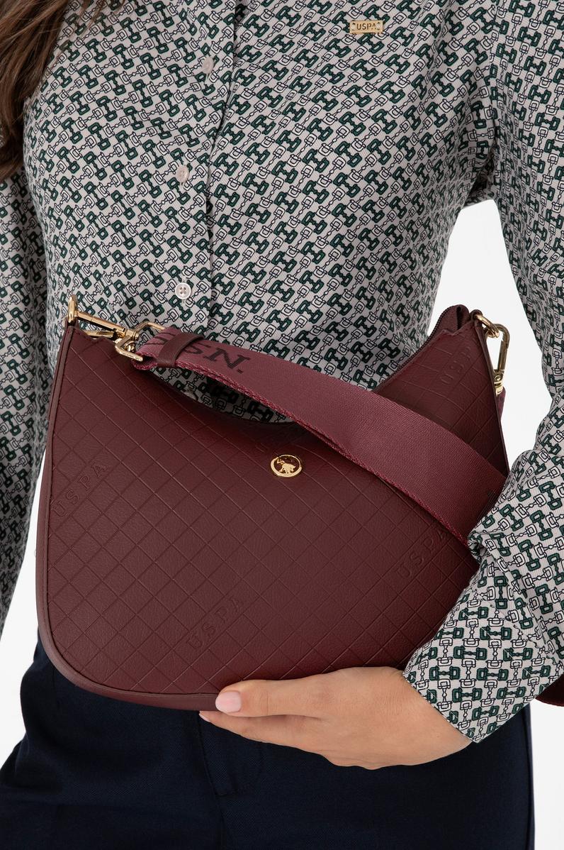 Kadın Bordo Omuz Çantası