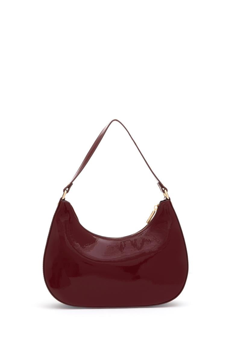 Kadın Bordo Rugan Kol Çantası - 50317815002