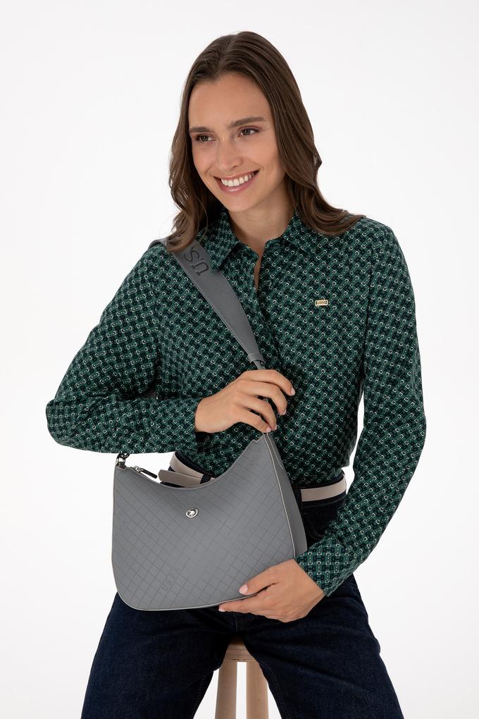 Kadın Gri Omuz Çantası