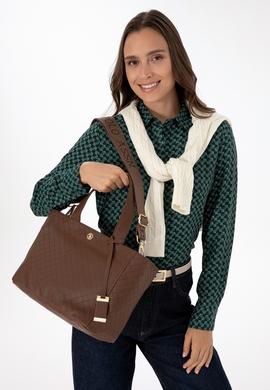 Kadın Kahverengi Kol Çantası - 50317799004