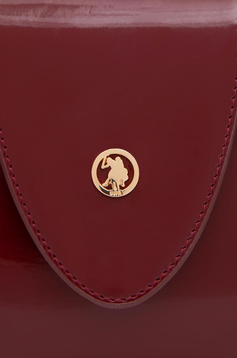 Kadın Bordo Rugan Kol Çantası