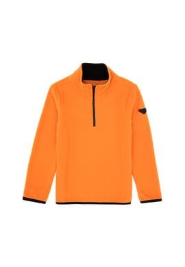 Erkek Çocuk Bakır Yarım Fermuarlı Sweatshirt - 50313841084