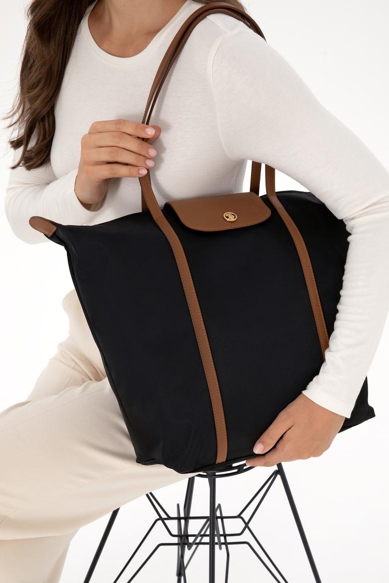 Kadın Siyah Kapitone Kol Çantası - 50317834001