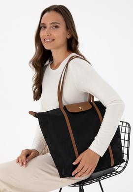 Kadın Siyah Kapitone Kol Çantası - 50317834001