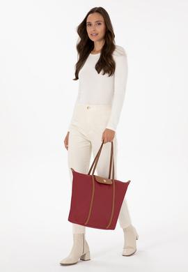 Kadın Bordo Kapitone Kol Çantası - 50317834003