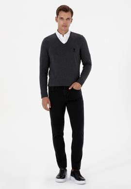 Erkek Siyah Slim Fit Jean Pantolon - 50307713051