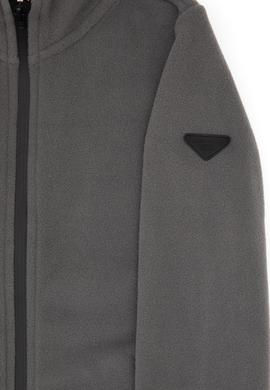 Erkek Çocuk Gri Fermuarlı Sweatshirt - 50313853015