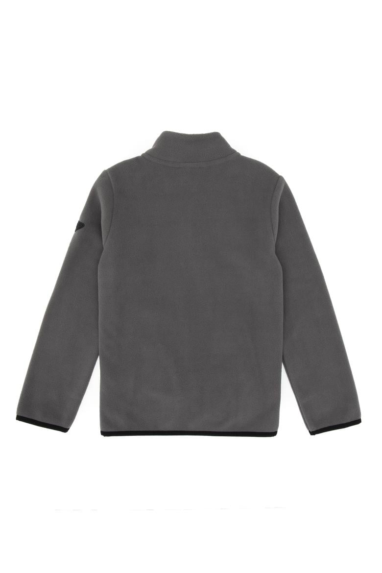 Erkek Çocuk Gri Fermuarlı Sweatshirt - 50313853015