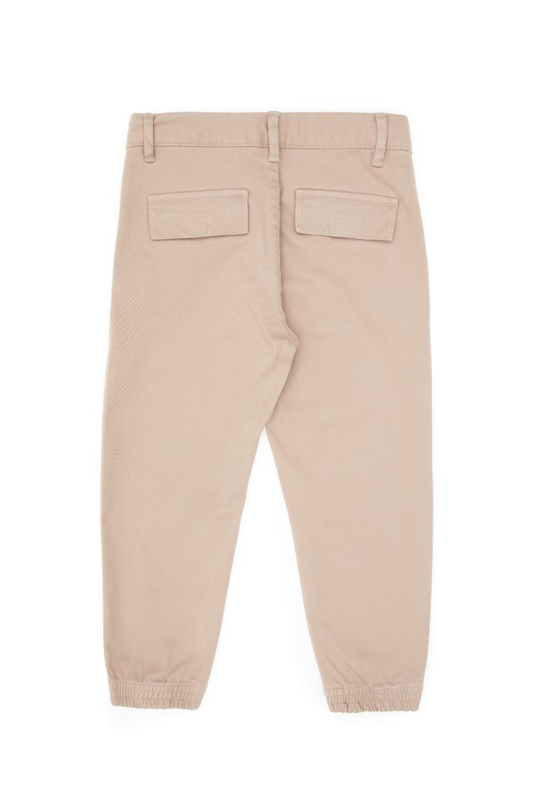 Erkek Çocuk Koyu Bej Kanvas Pantolon - 50317270020