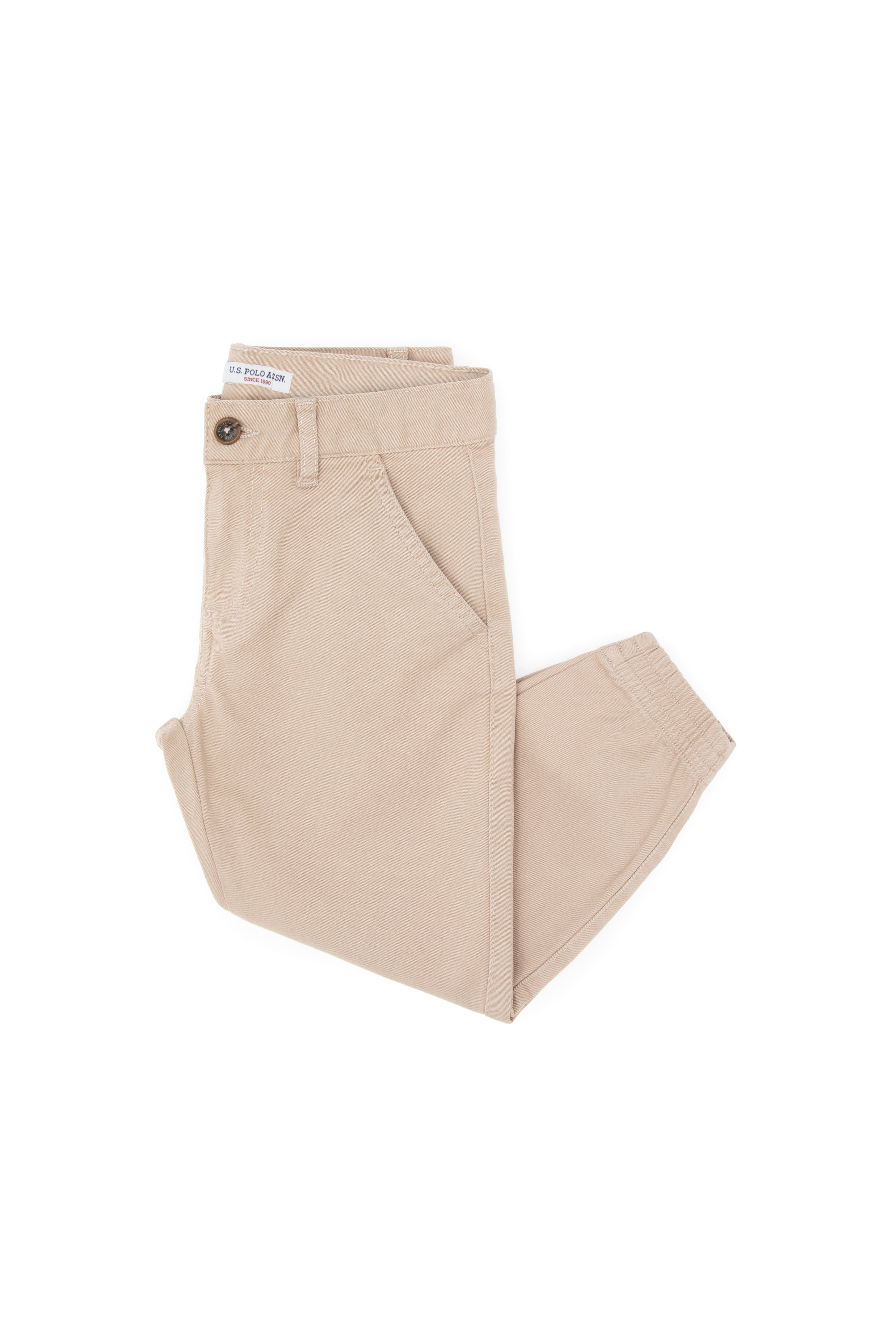 Erkek Çocuk Koyu Bej Kanvas Pantolon - Image 4