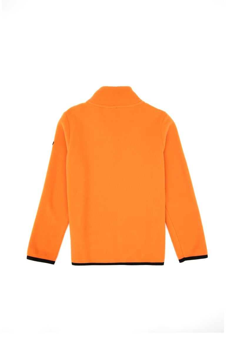 Erkek Çocuk Bakır Fermuarlı Yaka Sweatshirt