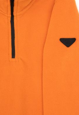 Erkek Çocuk Bakır Yarım Fermuarlı Sweatshirt - 50313841084