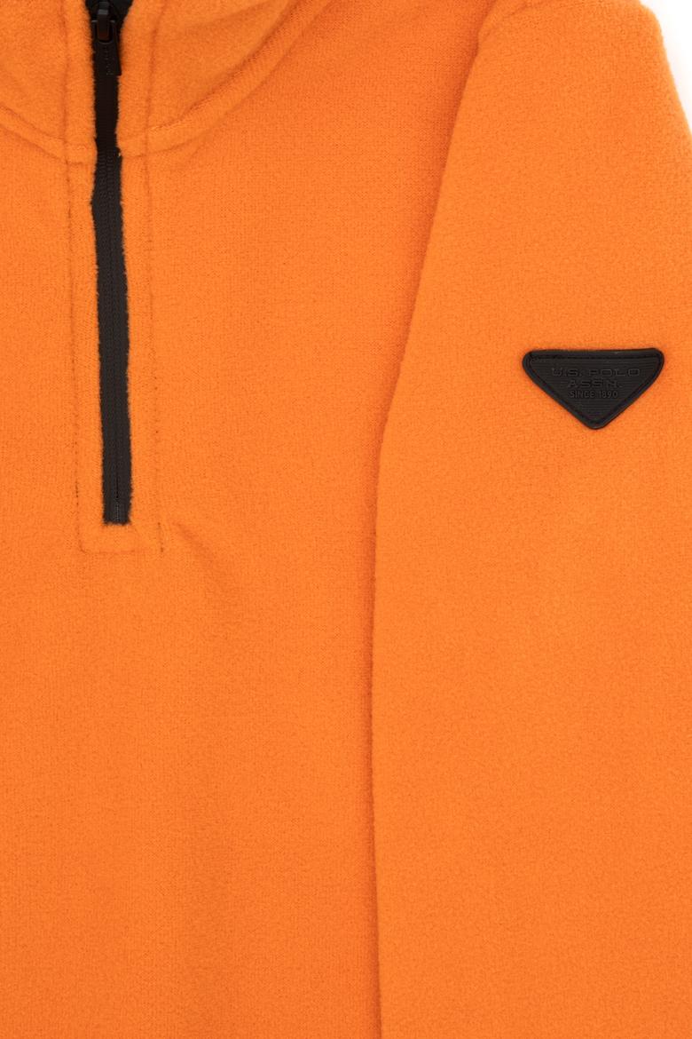 Erkek Çocuk Bakır Yarım Fermuarlı Sweatshirt - 50313841084