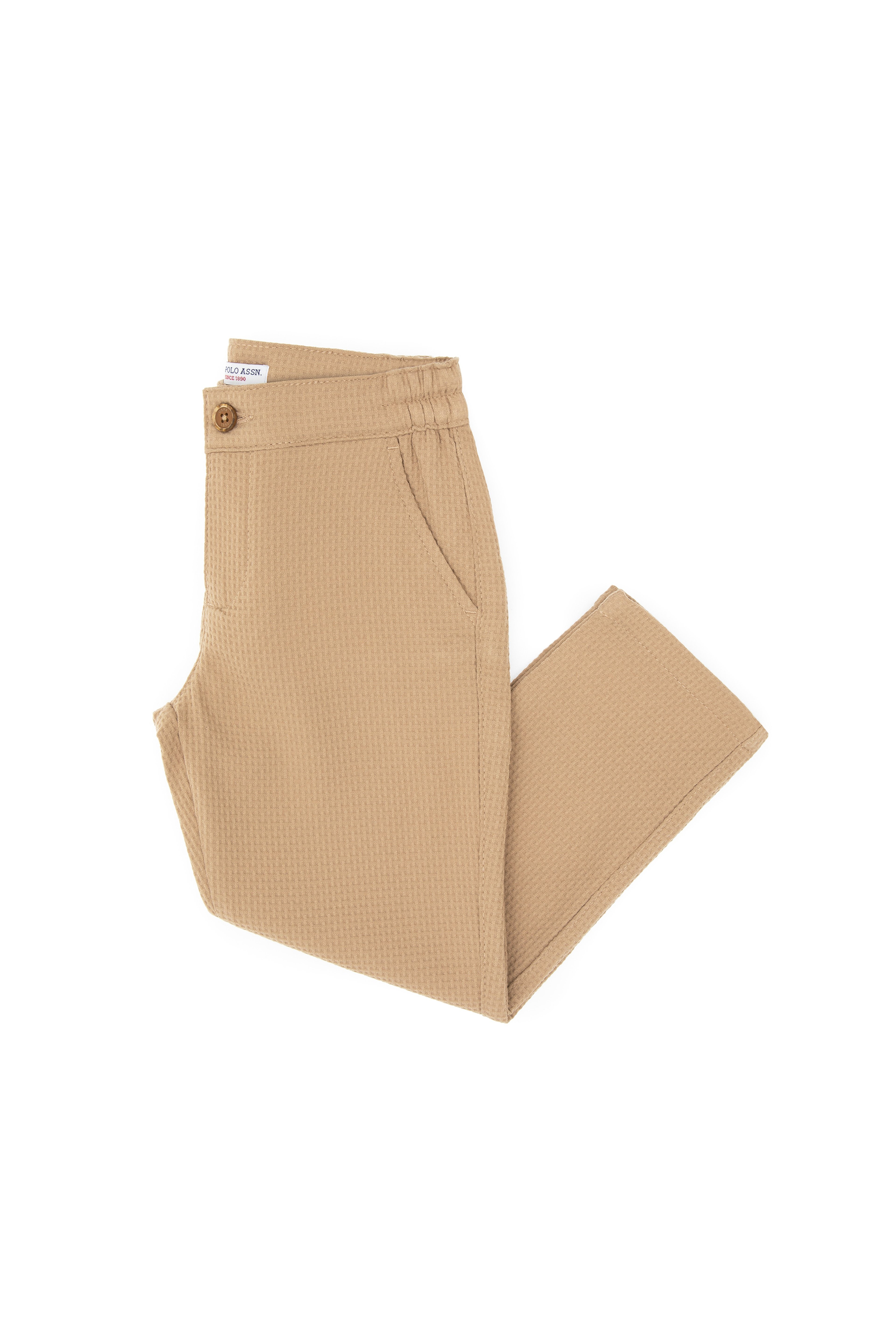 Erkek Çocuk Camel Kanvas Pantolon - Image 4