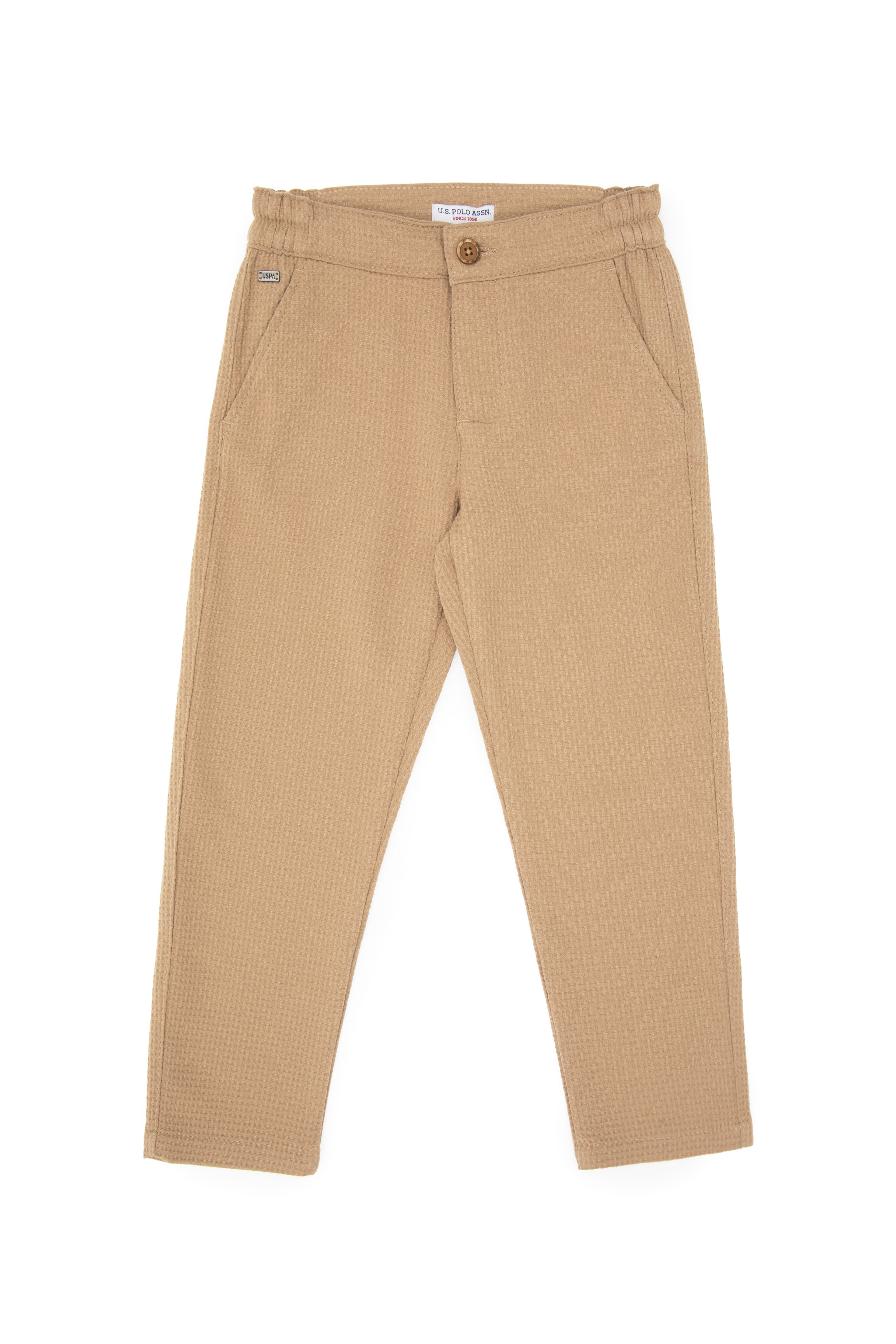 Erkek Çocuk Camel Kanvas Pantolon