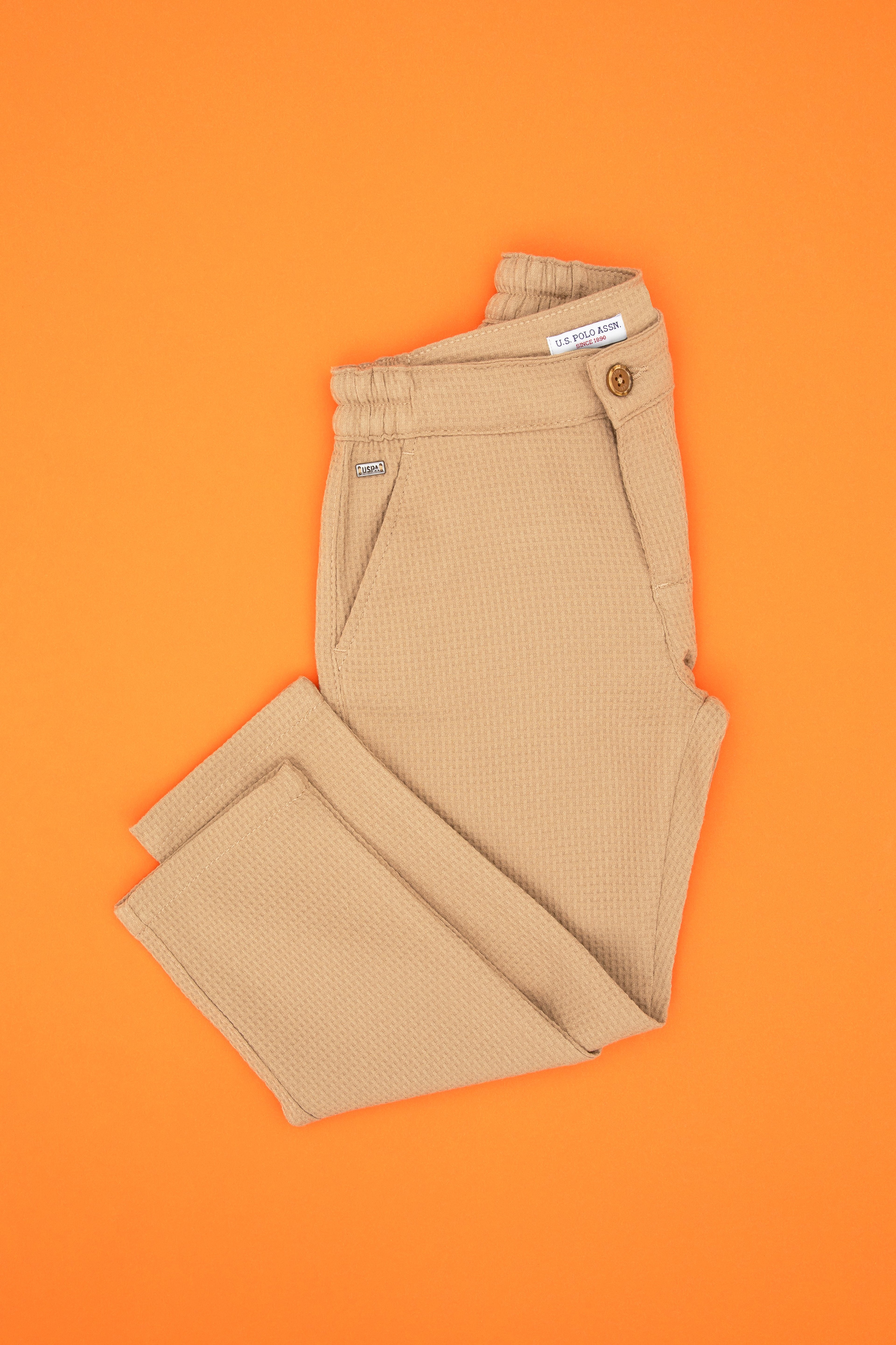 Erkek Çocuk Camel Kanvas Pantolon - Image 3
