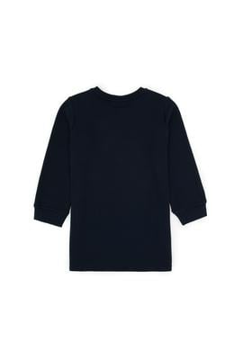 Kız Çocuk Lacivert Payet İşlemeli Sweat Örme Elbise - 50315624010