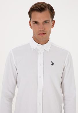 Erkek Beyaz Uzun Kollu Gömlek - 50308611006