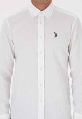 Erkek Beyaz Uzun Kollu Gömlek - 50308611006