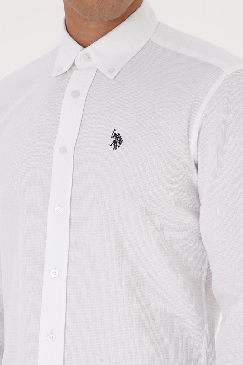 Erkek Beyaz Uzun Kollu Gömlek - 50308611006