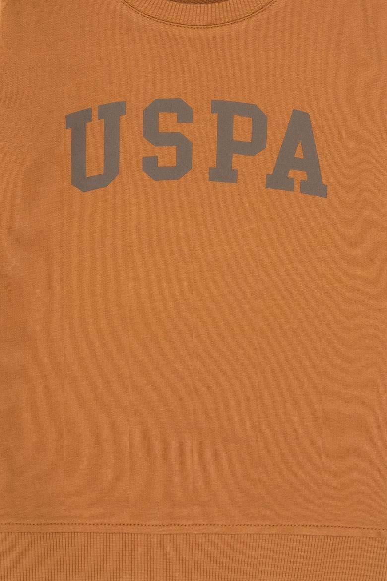 Erkek Çocuk Camel Basic Bisiklet Yaka Sweatshirt - 50313830209