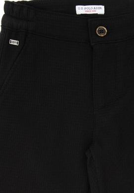 Erkek Çocuk Siyah Kanvas Pantolon - 50317274032