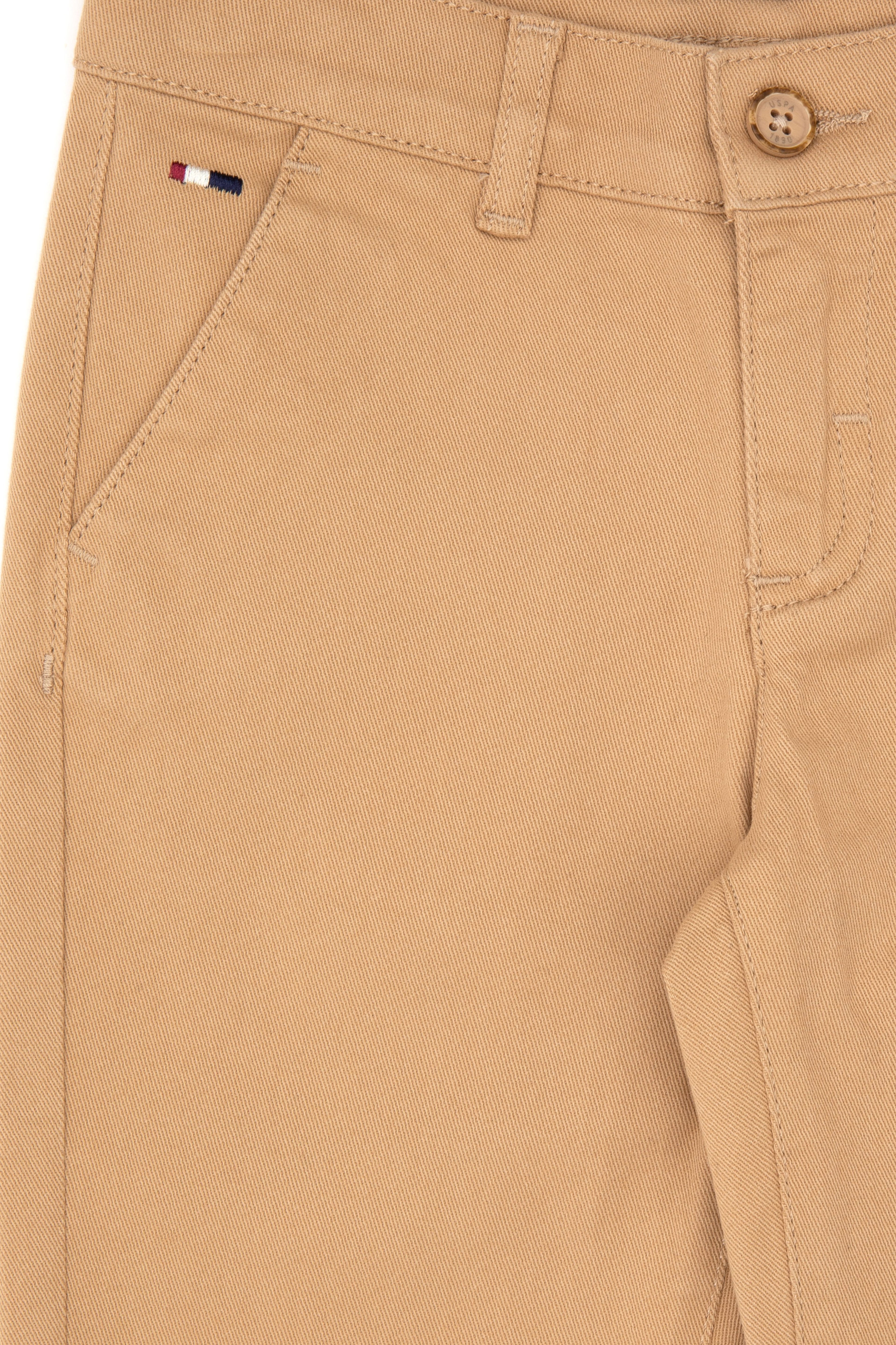 Erkek Çocuk Camel Kanvas Pantolon