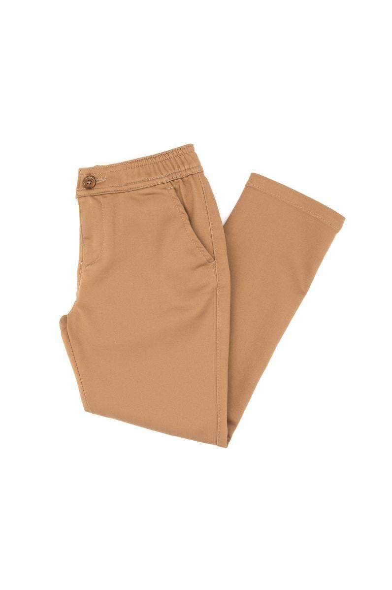 Erkek Çocuk Camel Kanvas Pantolon