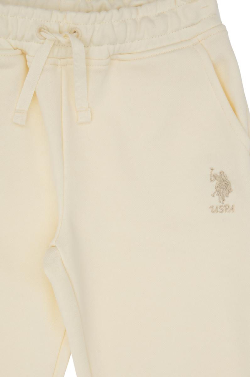 Kız Çocuk Krem Jogger Eşofman Altı