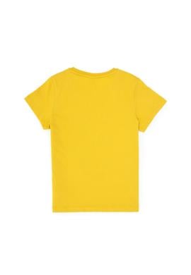 Erkek Çocuk Sarı Bisiklet Yaka Süprem Tişört - 50316479039