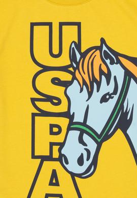 Erkek Çocuk Sarı Bisiklet Yaka Süprem Tişört - 50316479039