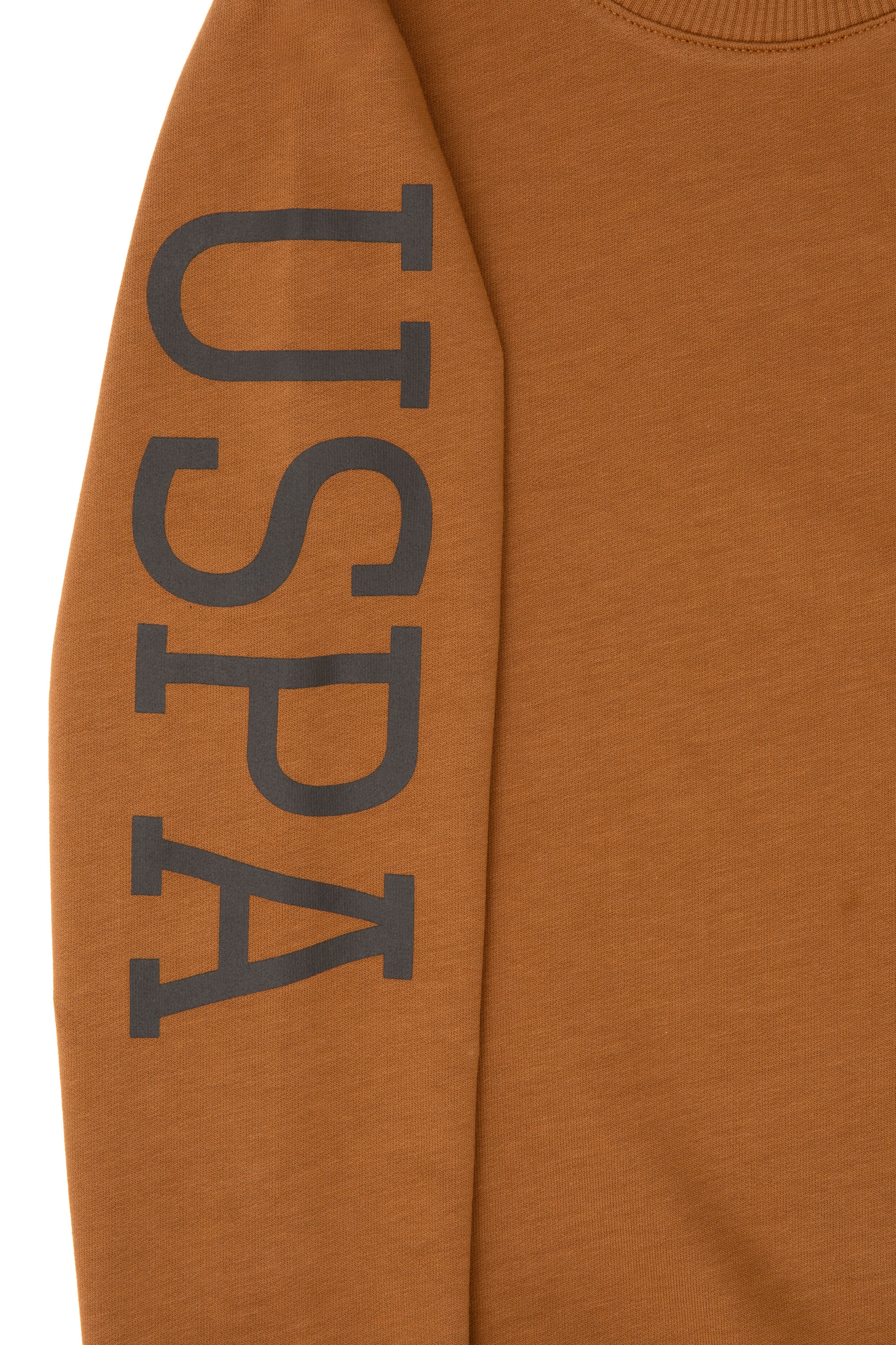 Erkek Çocuk Camel Basic Bisiklet Yaka İnce Sweatshirt