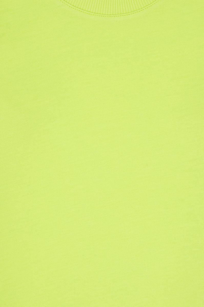 Erkek Çocuk Yeşil Basic Bisiklet Yaka Sweatshirt