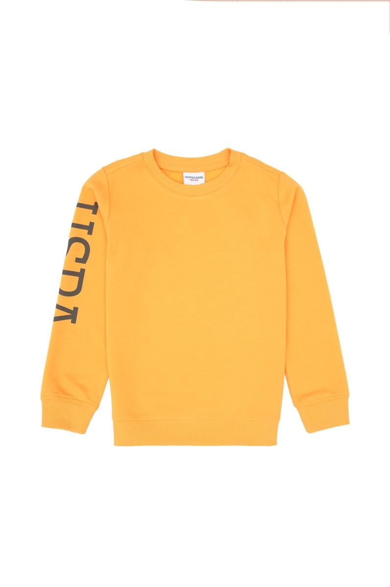 Erkek Çocuk Mango Bisiklet Yaka Basic Sweatshirt