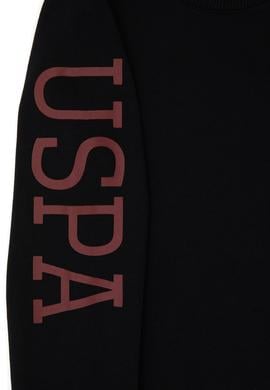 Erkek Çocuk Siyah Basic Bisiklet Yaka Sweatshirt - 50313831022