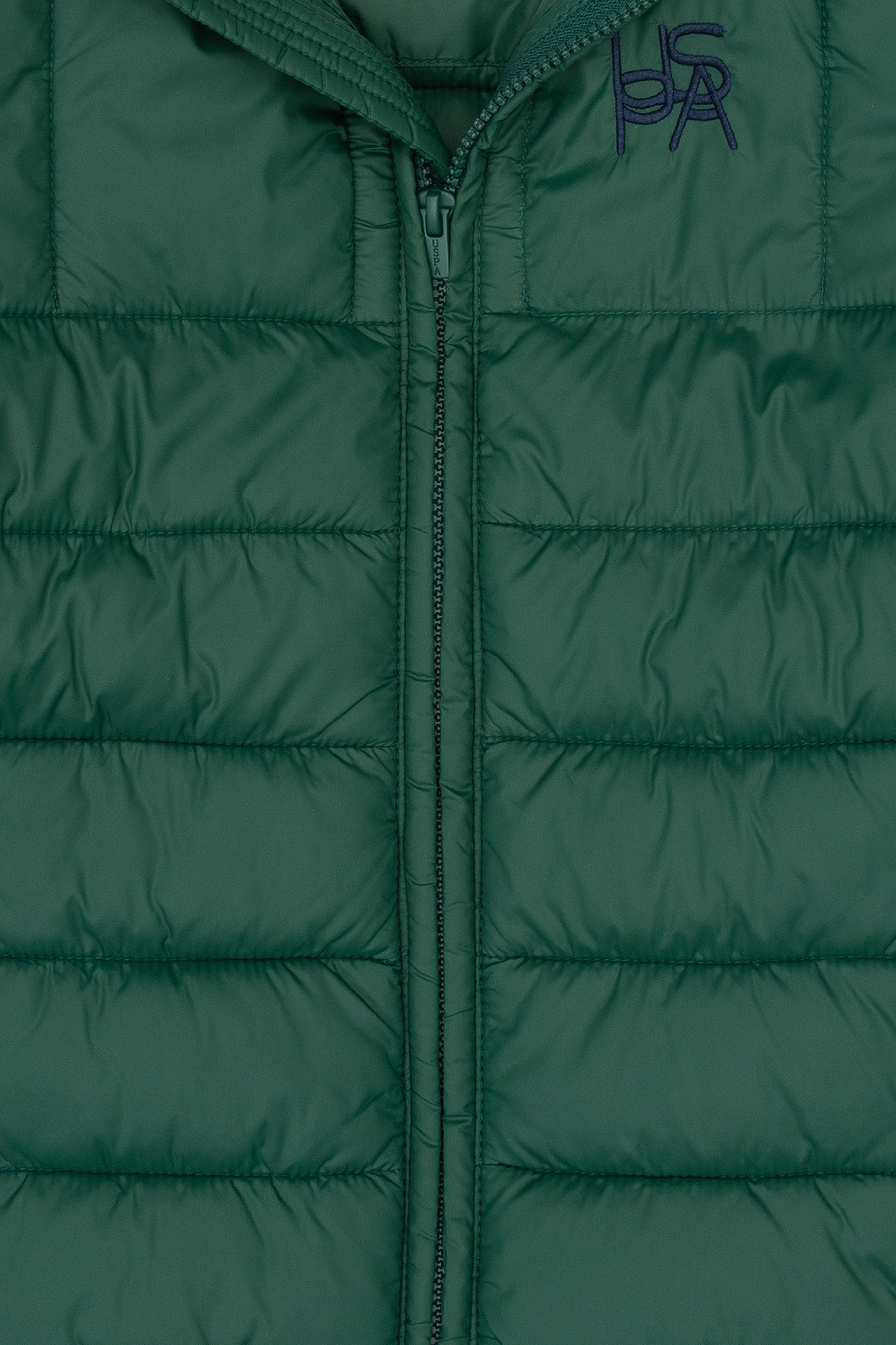 Erkek Çocuk Koyu Yeşil Mont