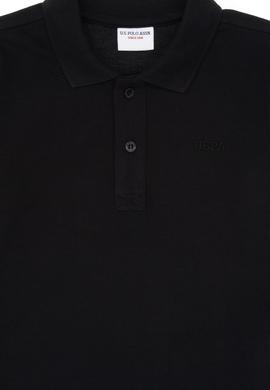 Erkek Çocuk Siyah Basic Polo Yaka Sweatshirt - 50313790031