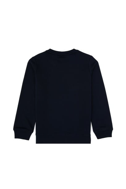 Erkek Çocuk Lacivert Basic Bisiklet Yaka Sweatshirt