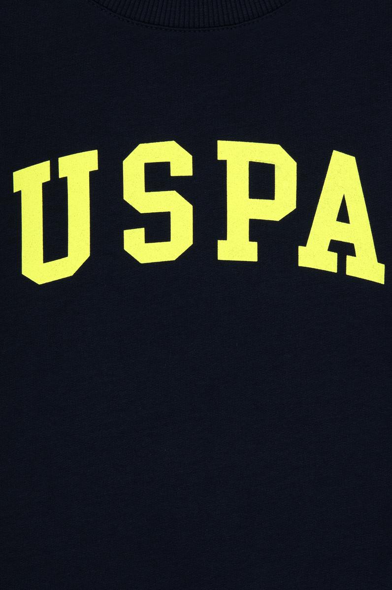 Erkek Çocuk Lacivert Basic Bisiklet Yaka Sweatshirt