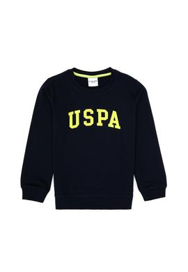 Erkek Çocuk Lacivert Basic Bisiklet Yaka Sweatshirt - 50313830047
