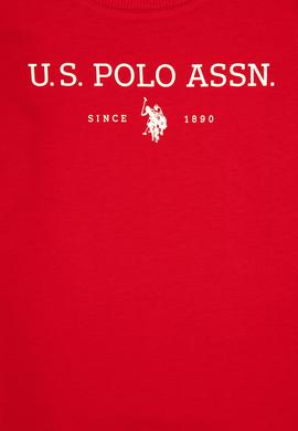 Erkek Çocuk Kırmızı Bisiklet Yaka Sweatshirt - 50313900115