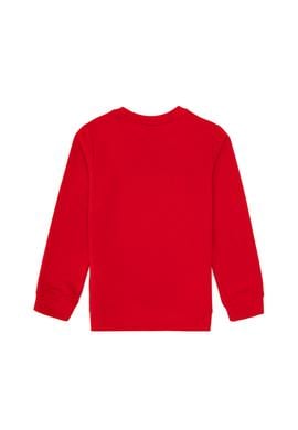 Erkek Çocuk Kırmızı Bisiklet Yaka Sweatshirt - 50313900115