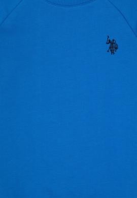 Erkek Çocuk Saks Basic Bisiklet Yaka Sweatshirt - 50313832060