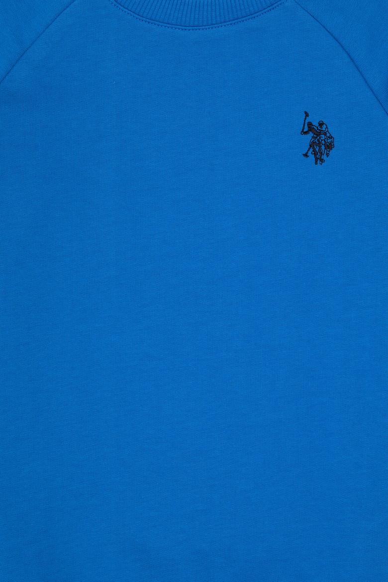 Erkek Çocuk Saks Basic Bisiklet Yaka Sweatshirt - 50313832060